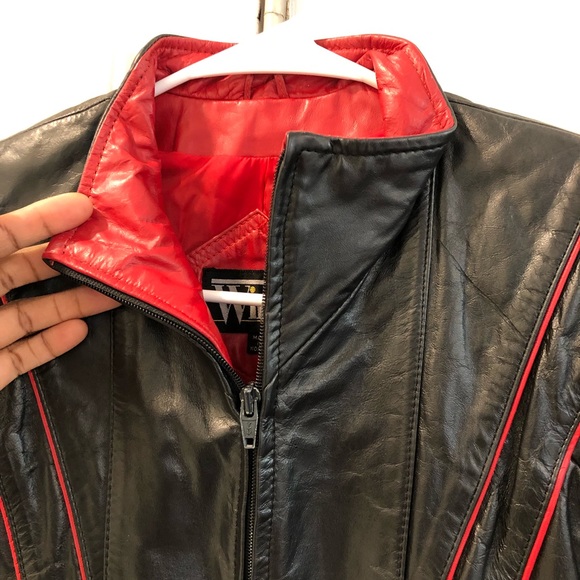 Vintage 80s Leather Jacket - Picture 5 of 7